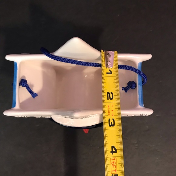 Houston Harvest Ceramic Snowman Star Planter/ Candy Dish/Gift Container - Picture 8 of 15